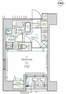 HY’s 上野入谷【4階】の間取り
