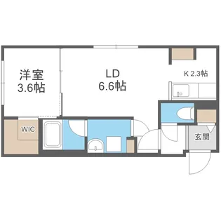 LA・GARE(ラ・ガーレ)【1階】の間取り