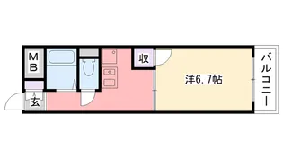 HAYASHIBLD【3階】の間取り