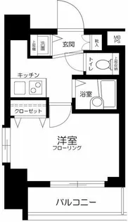 パークウェル浅草【3階】の間取り