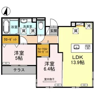 ベル ファミール【1階】の間取り