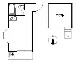 プリンセスコート代沢【1階】の間取り