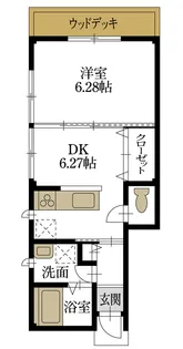 キャロン・ド・シャルム【1階】の間取り