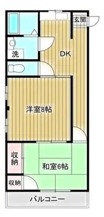 島根ハイツ【2階】の間取り