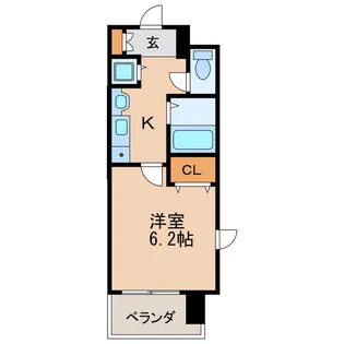 プレサンス桜通アベニュー【2階】の間取り
