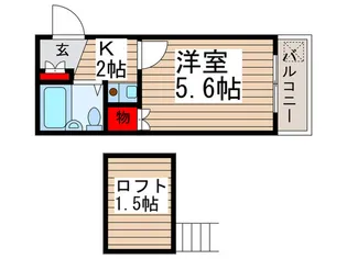 Hert ford【2階】の間取り