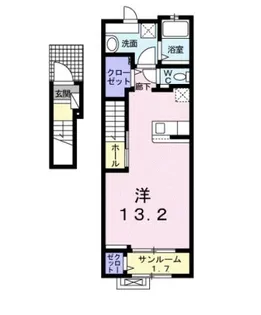 ハピネス タウン I【2階】の間取り