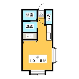 ジュネスA【2階】の間取り