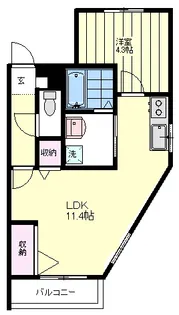 メゾン・ド・レゴ【2階】の間取り