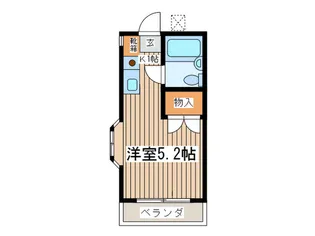 メゾンドMOMOKO【2階】の間取り