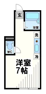 アートヒルズ若葉町【1階】の間取り