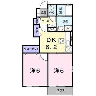 リバーサイド本山 I【1階】の間取り
