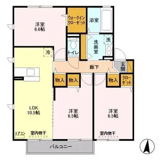 パセーオ【2階】の間取り