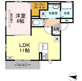 シャルム清澄白河【2階】の間取り