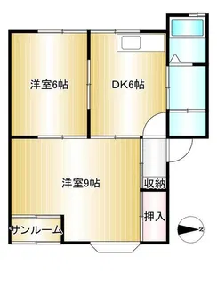 アーバンティ広面【1階】の間取り