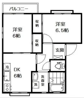 ライラックA【1階】の間取り