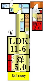 メゾン・晴れ【2階】の間取り