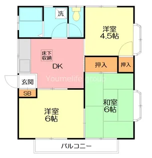 第2永幸荘【2階】の間取り