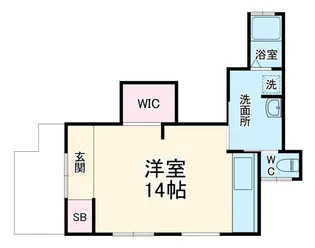 香風荘【1階】の間取り