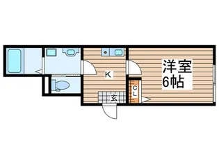 Laulea越谷【1階】の間取り