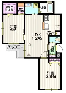 Belle Rose【3階】の間取り