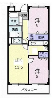 ドゥーメゾンK【3階】の間取り