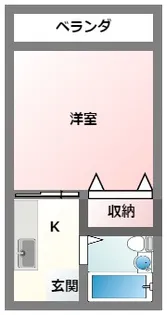 メゾンうちま【2階】の間取り