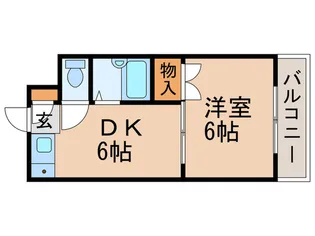 丸武コ-ポ【2階】の間取り