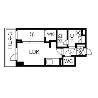 シーズンフラッツ高田馬場リバーサイドノース【2階】の間取り