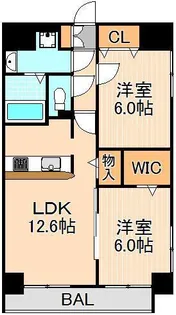 grand chariot【4階】の間取り