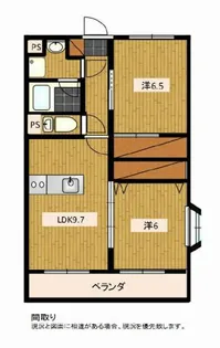 梅の里II【2階】の間取り