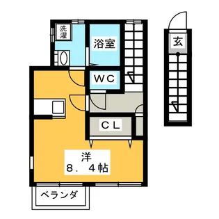 CREA【2階】の間取り