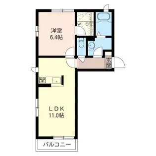 サジテール【1階】の間取り