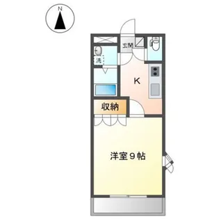 ウエルハウスII【1階】の間取り