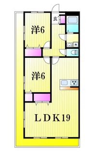 関第一ビル【3階】の間取り