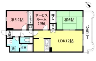 ルミエール町田【2階】の間取り