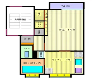 プチシャトー F【2階】の間取り