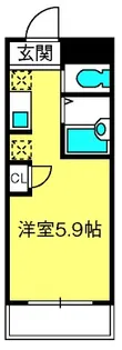 KYビルファンシーマンション【2階】の間取り