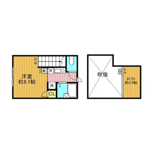 カサ・プリマベーラ【2階】の間取り