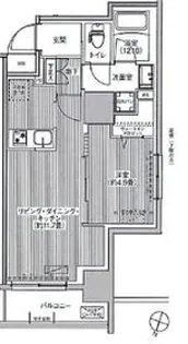 グラン,フォークス神田イーストタワー【11階】の間取り