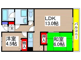 第2大越ビル【1階】の間取り