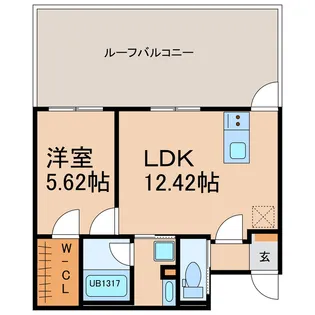 Belvedere【4階】の間取り