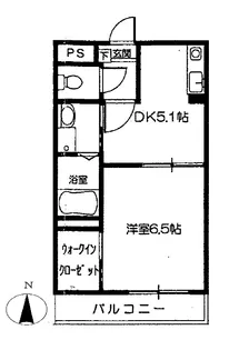 エヴァーグリーン【2階】の間取り