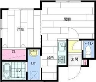 リデーレ菊水【1階】の間取り