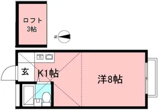 モンシャトーいずみ【1階】の間取り