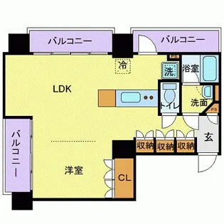 フロリスオーランティウム3【3階】の間取り