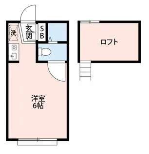 アレイン幸町【1階】の間取り