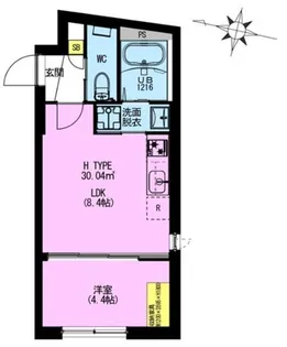 ADORE URBAN大森町【5階】の間取り