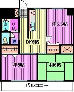 コンフォート・イリエ【8階】の間取り