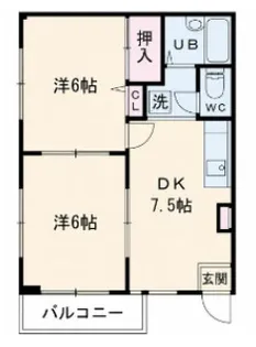 モンシャトー本蓮沼【4階】の間取り